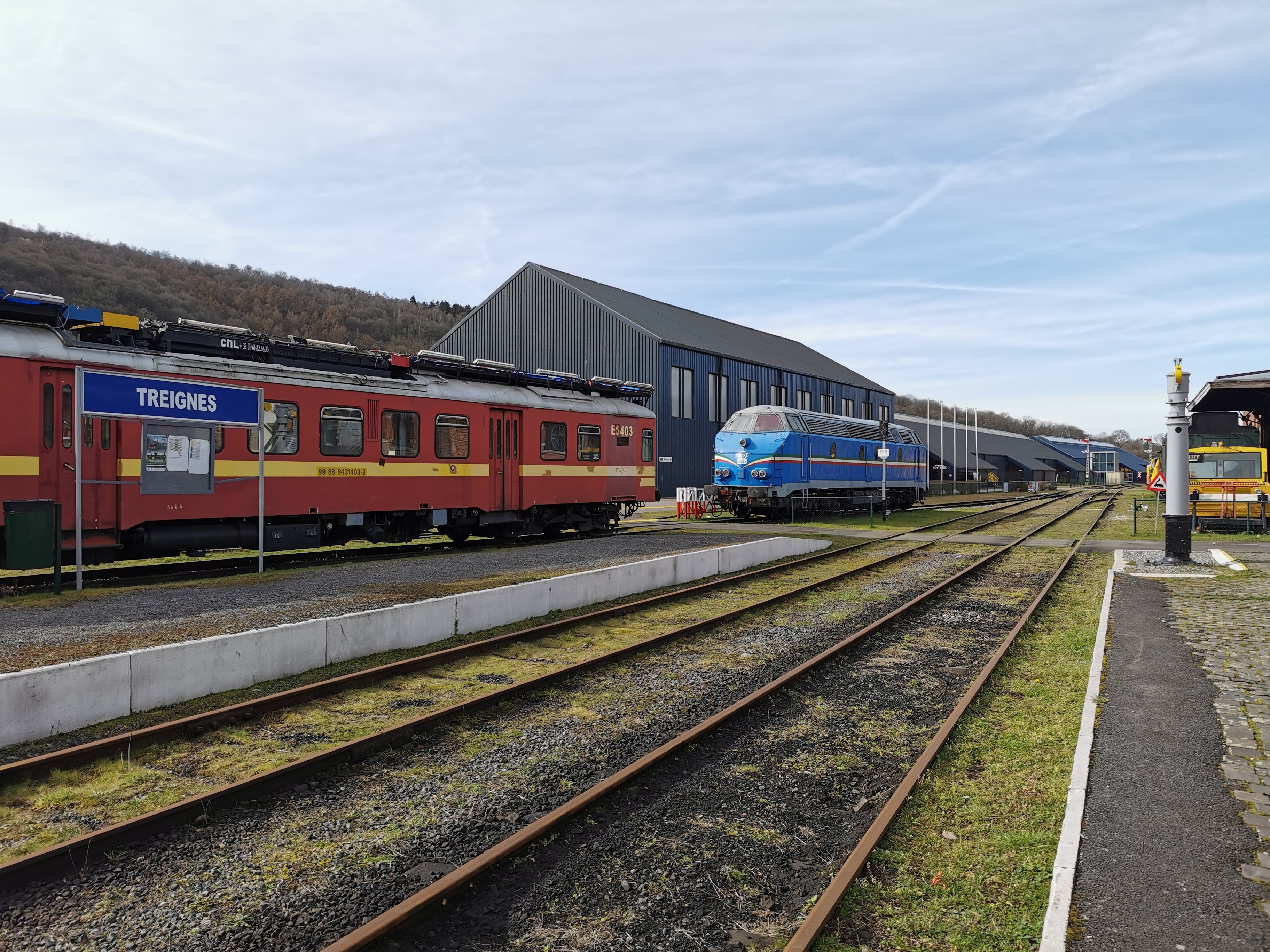 CF3V - un musée ferroviaire à 100 mètres de l'ancienne gare de Treigne