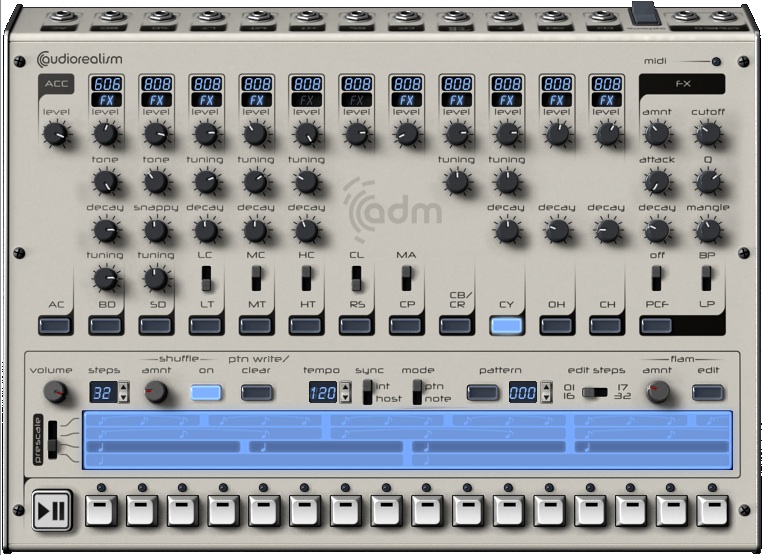AudioRealism Drum Machine ADM AudioRealism