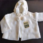 BT132 hvid Teddy trøje