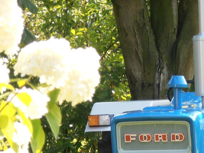 Allereerste Proef voor te gaan restaureren en dit was het eindresultaat de Ford 2000...Echt prachtig om zo'n tractor thuis te hebben staan.
