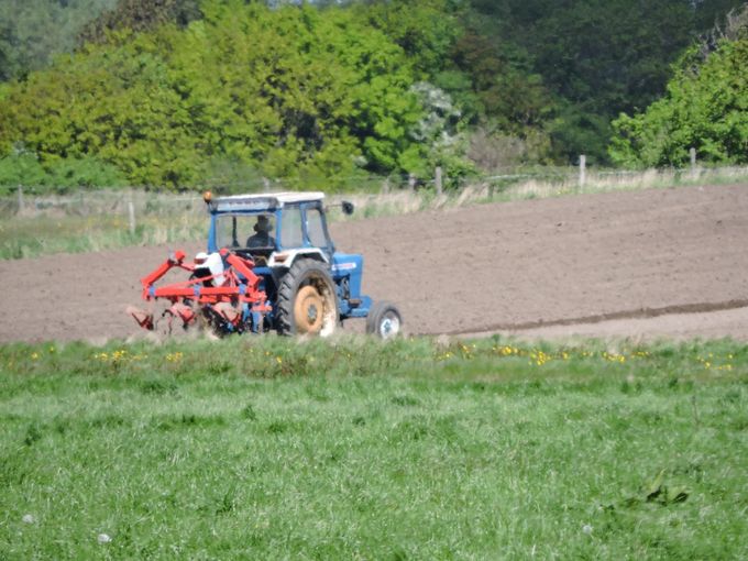 2019-05-10: Op Texel zijn  de boeren ook constant in de weer momenteel...