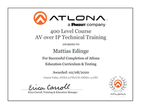 Atlona AV over IP Technical Training-1