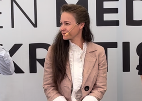 Cecilie Poulg Sarp som moderator