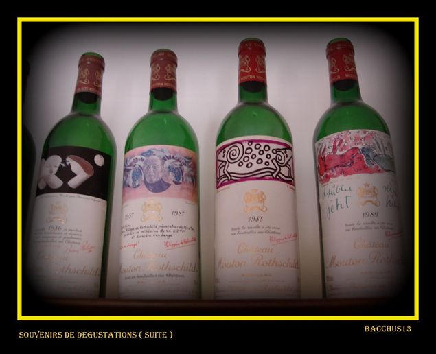 Mouton - 1986 - 1987 - 1988 - 1989 - 