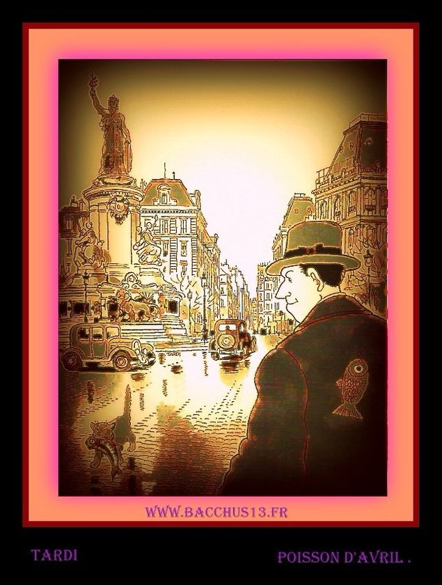 Comme Aujourd'hui , C' est le 1er.Avril , Un peu d'humour avec ce dessin de Tardi ! Et Bonnes Fêtes de PÂQUES à TOUTES et TOUS !