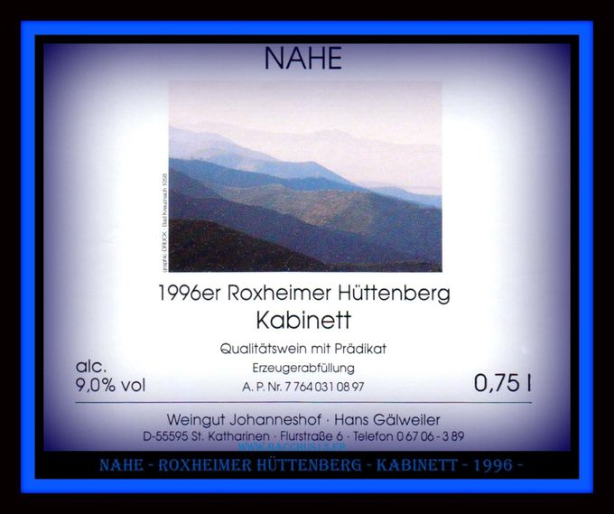 Roxheimer Hüttenberg - 1996 - Kabinett -