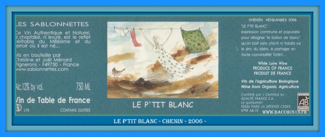 Le p'tit blanc - Expression commune et populaire pour désigner 