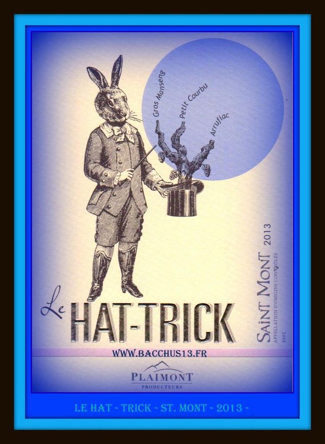 Le Hat - Trick - 2013 - ST.MONT - des Producteurs de PLAIMONT -