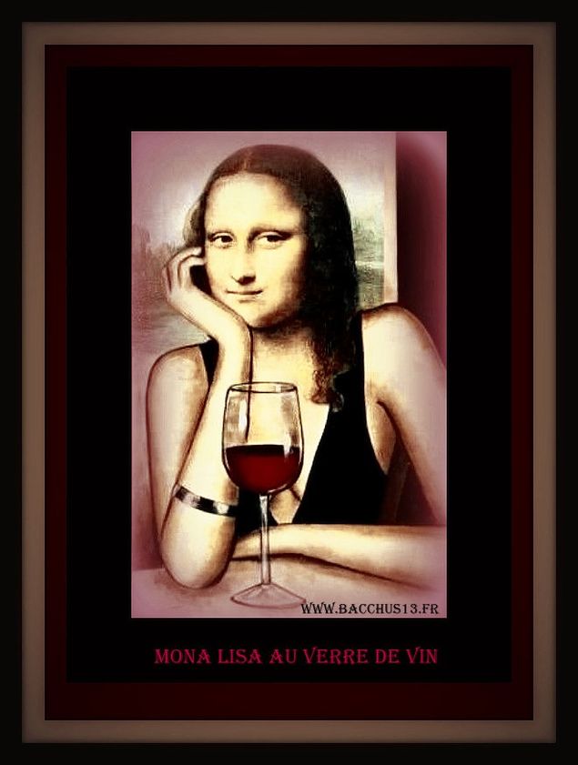 MONA LISA AU VERRE DE VIN -
