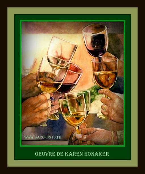 Un Hymne à la dégustation avec cette oeuvre de KAREN HONAKER - 