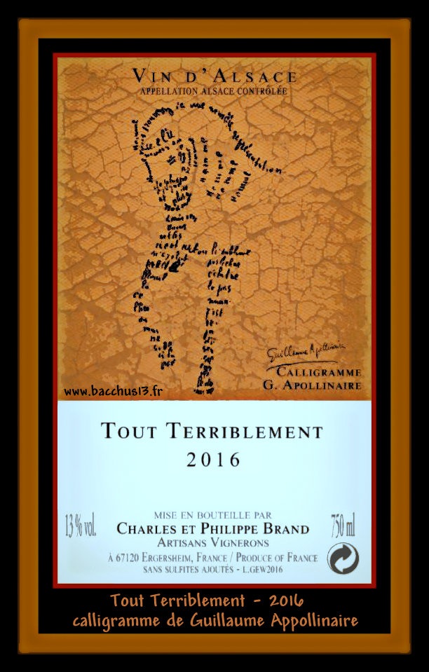 Calligramme de Guillaume Appolinaire - 