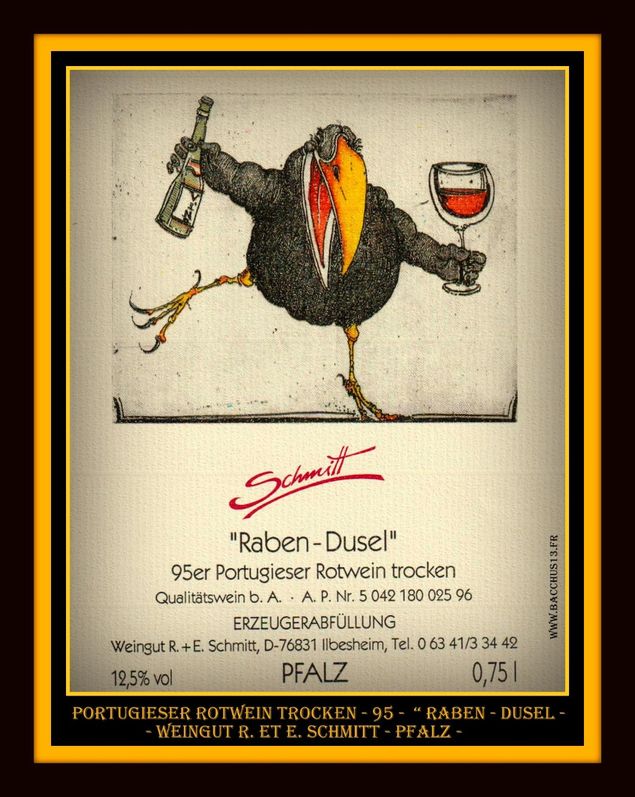 Portugieser Rotwein Trocken - 95 - Weingut R. et E. SCHMITT - 