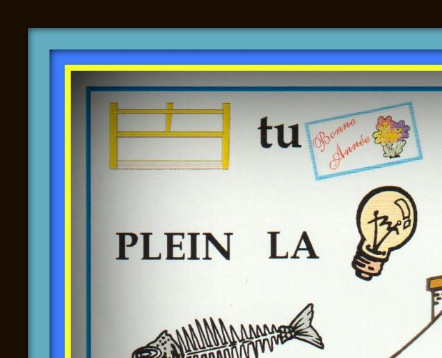 Une étiquette vraiment Originale sous forme de Rébus - de la Maison Arnoux et Fils - dans les Côtes du Rhône - pour un restaurant dont je vous laisse deviner le nom !