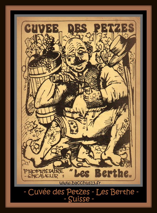 - Cuvée des Petzes - Les Berthe - SUISSE -