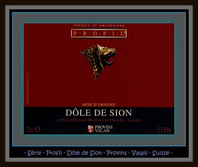 Série - Profil - Dôle de sion - Provins - Valais - Suisse - 