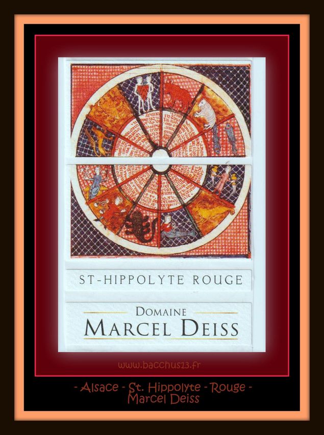 Alsace - St. Hippolyte - Rouge - Issu de Pinot Noir - Pinot gris et Blanc -Potentiel de garde - 10 ans 