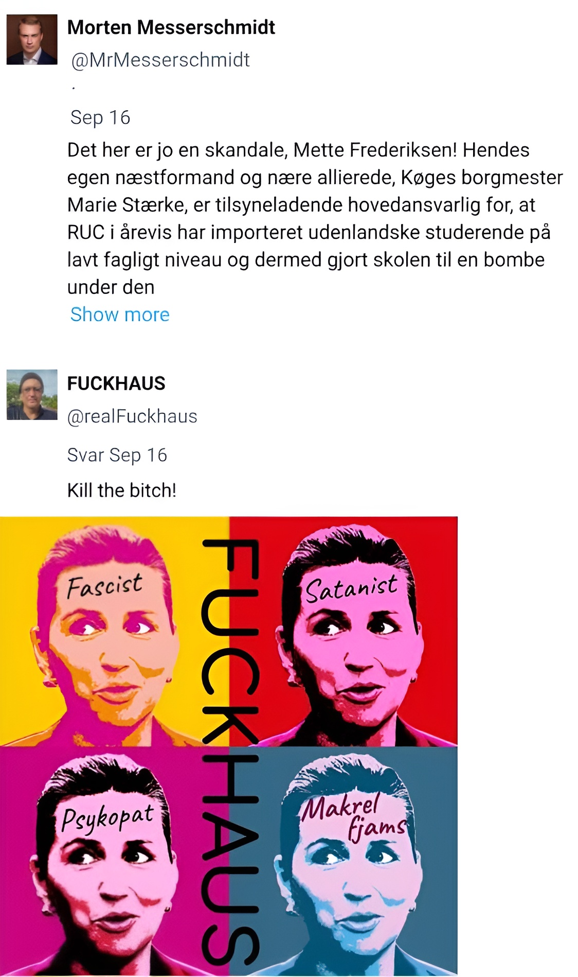 Tina Kjær og Morten