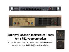 1300 Eden WT 100 versterker  Sans Amp 