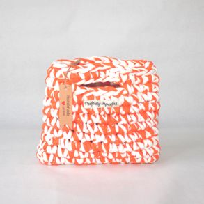 Ruth handväska Orange-mellerad