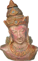 Rama head in cement. Size H30, L21, W13 cm. Price Exwork 72.000 IDR. Price FOB  5,70 usd excl packing. Order code CP026.