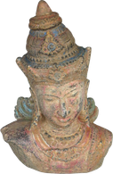 Rama head in cement. Size H30, L21, W13 cm. Price Exwork 72.000 IDR. Price FOB  5,70 usd excl packing. Order code CP027.