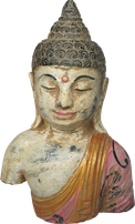 Buddha Torso in cement. Size H21, L14, W8 cm. Price Exwork 48.000 IDR. Price FOB 3,60 usd excl packing. Order code CP012.