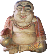 Happy Buddha. Size H36 cm. Price Exwork 83.750 IDR. Price FOB 7,10 usd excl packing. Order code CP064.