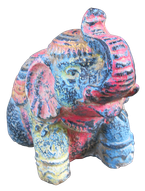 Elephant in cement. Size H20, L22, W13 cm. Price Exwork 48.000 IDR. Price FOB 3,85 usd excl packing. Art. code: CP068.