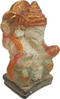 Ganesha in cement. Size H8, L4, L4.5 cm. Price Exwork 20.400 IDR. Price FOB 1,45 usd excl packing. Art. code: CP112.