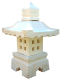 Garden  Lantern Limestone GL04. Size H65cm, L39, W39 cm. 