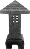 Garden Lantern Lavastone GL10. Size H40cm. 