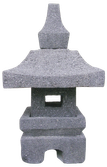 GL11. Size H38cm, L25cm, W25cm. Garden Lantern Lavastone 