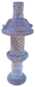 GardenLantern Lavastone GL28. Size H100cm.