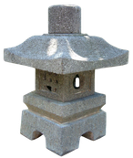 GardenLantern Lavastone GL29. Size H38cm, L25cm, W25cm. 