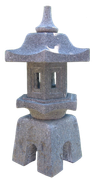 GardenLantern Lavastone GL30. Size H65cm, L35cm, W35cm. 
