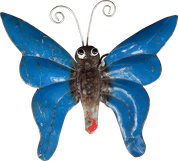 Recycle metal butterfly windshime. Art. code: ZRM016. Size H54 cm. Price FOB 12,85 usd. Windshime butterfly looks the same as the other windshimes. Here just show how the butterfly looks like.