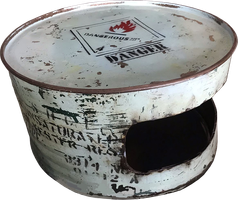 Coffe table drum. Art. code ZRM038. Size H34, L58, W58 cm.