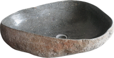 Washbasin riverstone. Size Medium aprox. 60x50x15 cm. Code WRL. Price FOB 36,50 usd.