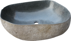 Washbasin riverstone. Size Medium aprox. 60x50x15 cm. Code WRL. Price FOB 36,50 usd.