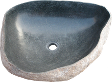 Washbasin riverstone. Size Medium aprox. 60x50x15 cm. Code WRL. Price FOB 36,50 usd.
