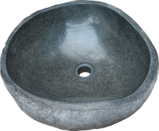 Washbasin riverstone. Size Medium aprox. 50x40x15 cm. Code WRM. Price FOB 28 usd.