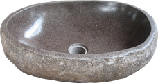 Washbasin riverstone. Size Medium aprox. 50x40x15 cm. Code WRM. Price FOB 28 usd.