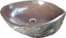 Washbasin riverstone. Size Medium aprox. 50x40x15 cm. Code WRM. Price FOB 28 usd.