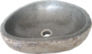 Washbasin riverstone. Size Medium aprox. 40x35x15 cm. Code WRS. Price FOB 21,50 usd.