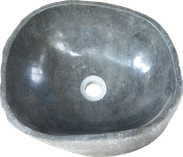 Washbasin riverstone. Size Medium aprox. max 35x35x15 cm. Code WRXS. Price FOB 19,00 usd.