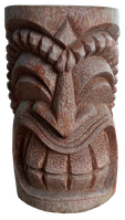 Tiki Coconut statue H 50cm, Diameter 25-27cm. Art. code TC019. Price FOB 14,75 usd.Tiki Coconut statue H 100cm, Diameter 25-27cm. Art. code TC020. Price FOB 25,25 usd. 