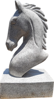 Terrazzo White horse. Art. code TZW004, size H64, L36, W25 cm - Price FOB 34,95 usd. Terrazzo Black horse. Art. code TZB004, size H64, L36, W25 cm - Price FOB 32,50 usd.