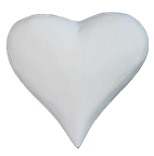 Wooden Heart 1653—Size H7cm, L7cm. 