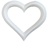 Wooden Heart 1654—Size H12,5 cm, L14cm.  