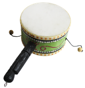 Hand Drum Art. Code ZBP019-Size L 24, D12, H 7 cm- Price 1,80 usd.